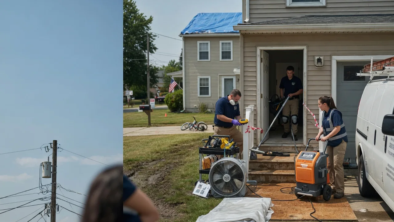 Water Damage Repair in New Millport, PA near me